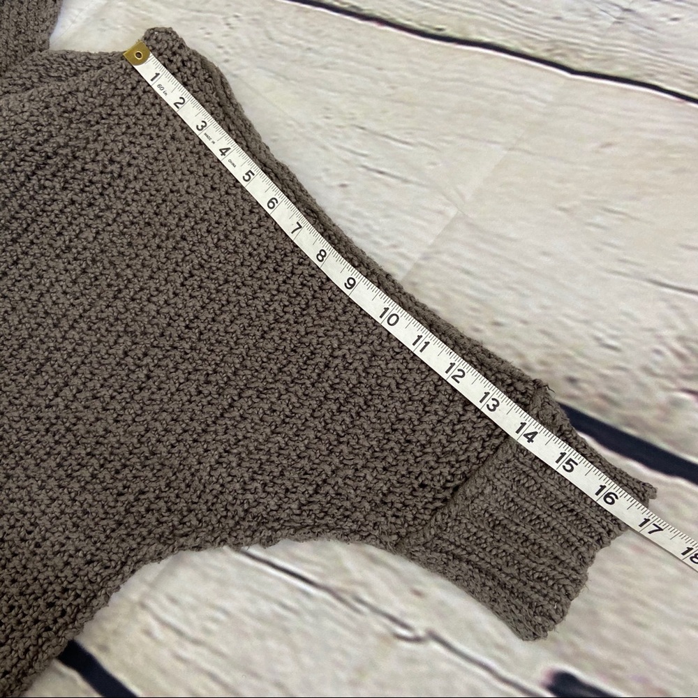 Free people oversized sweater gray shortsleeved - Picture 5 of 8